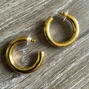 Gold BaubleBar Hoop Earrings